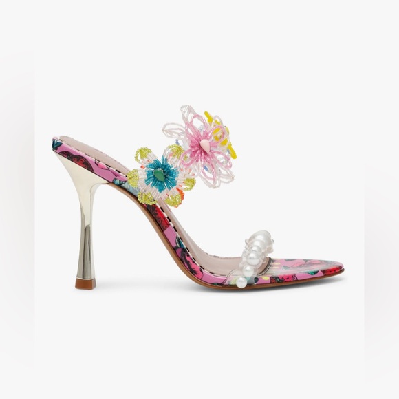 New Betsey Johnson womens Goldiee Heeled Sandal - Picture 5 of 14